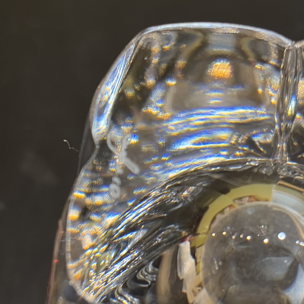 Orrefors Sweden Crystal Tulip Vase 6" Signed EUC - Picture 5 of 8